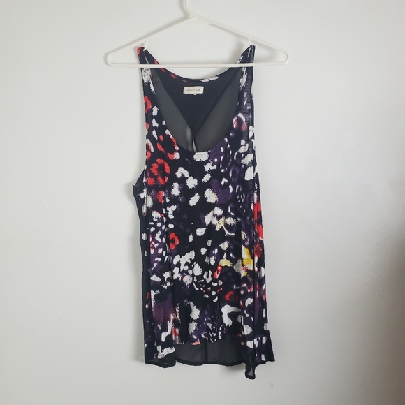 Silence + Noise Tank Top Sheer back - Picture 1 of 12